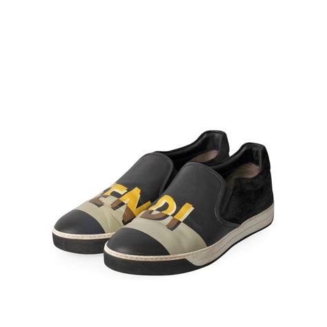 fendi roma shoes price|Fendi slip on shoes.